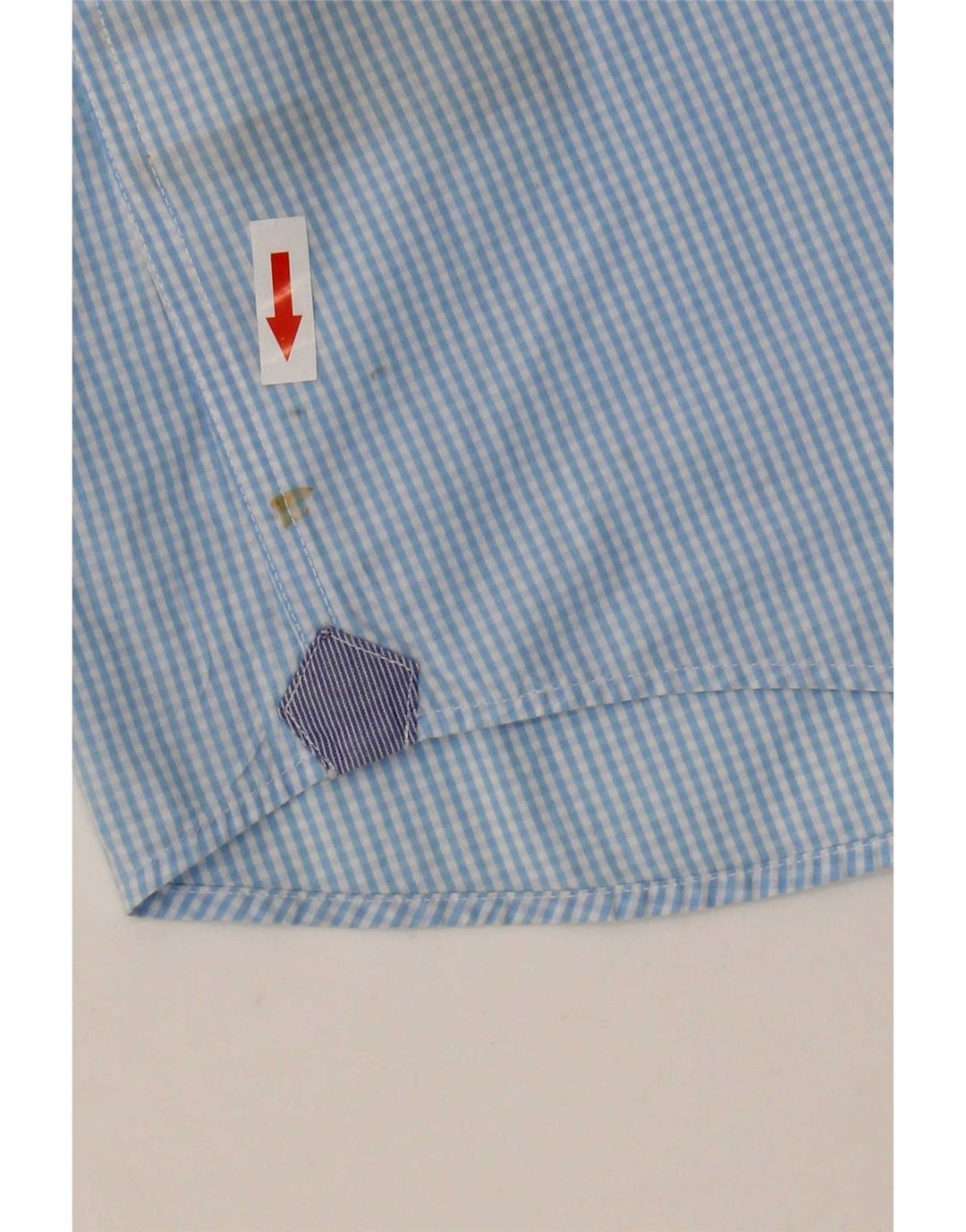 Camicia a maniche corte Tommy Hilfiger da uomo New York Fit a quadretti blu medio