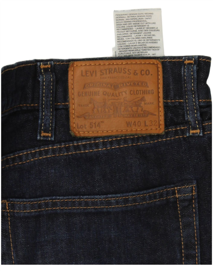 Levi's Uomo 514 Jeans dritti W40 L32 Cotone blu navy