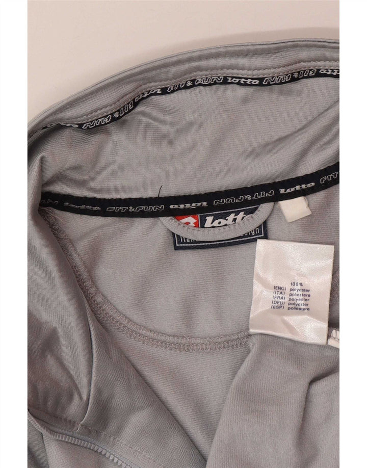 Giacca da tuta oversize da donna Lotto UK 16 Large Grigio Colorblock