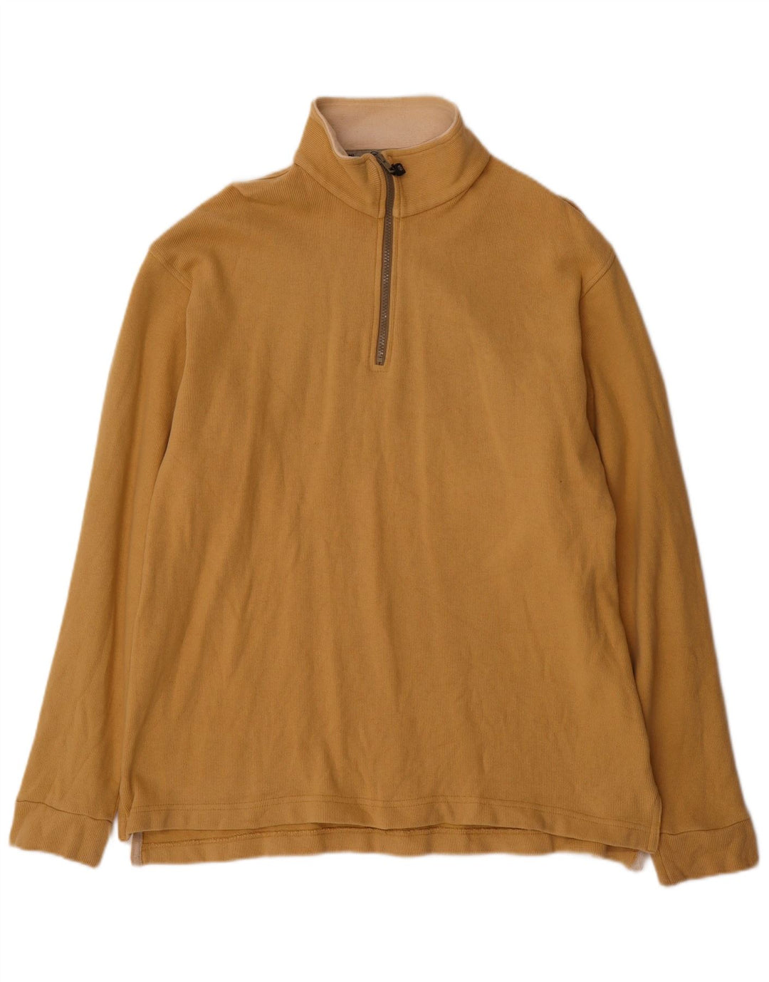 Sergio Tacchini Maglione da uomo con zip e collo XL Marrone