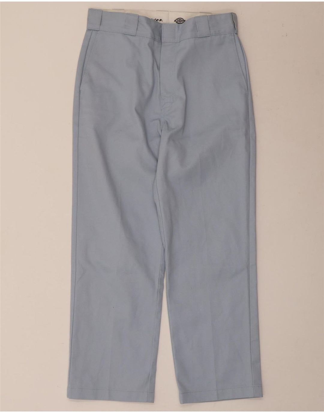 Pantaloni chino dritti da uomo Dickies W28 L26 poliestere blu