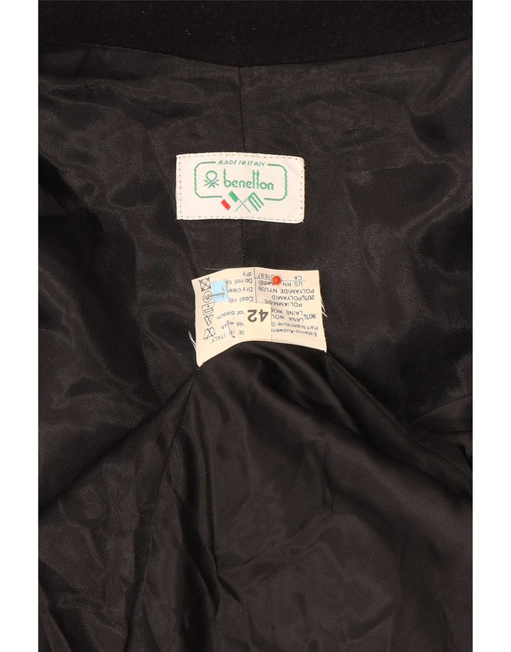 Giacca blazer oversize da donna a 2 bottoni Benetton IT 42 blu navy medio