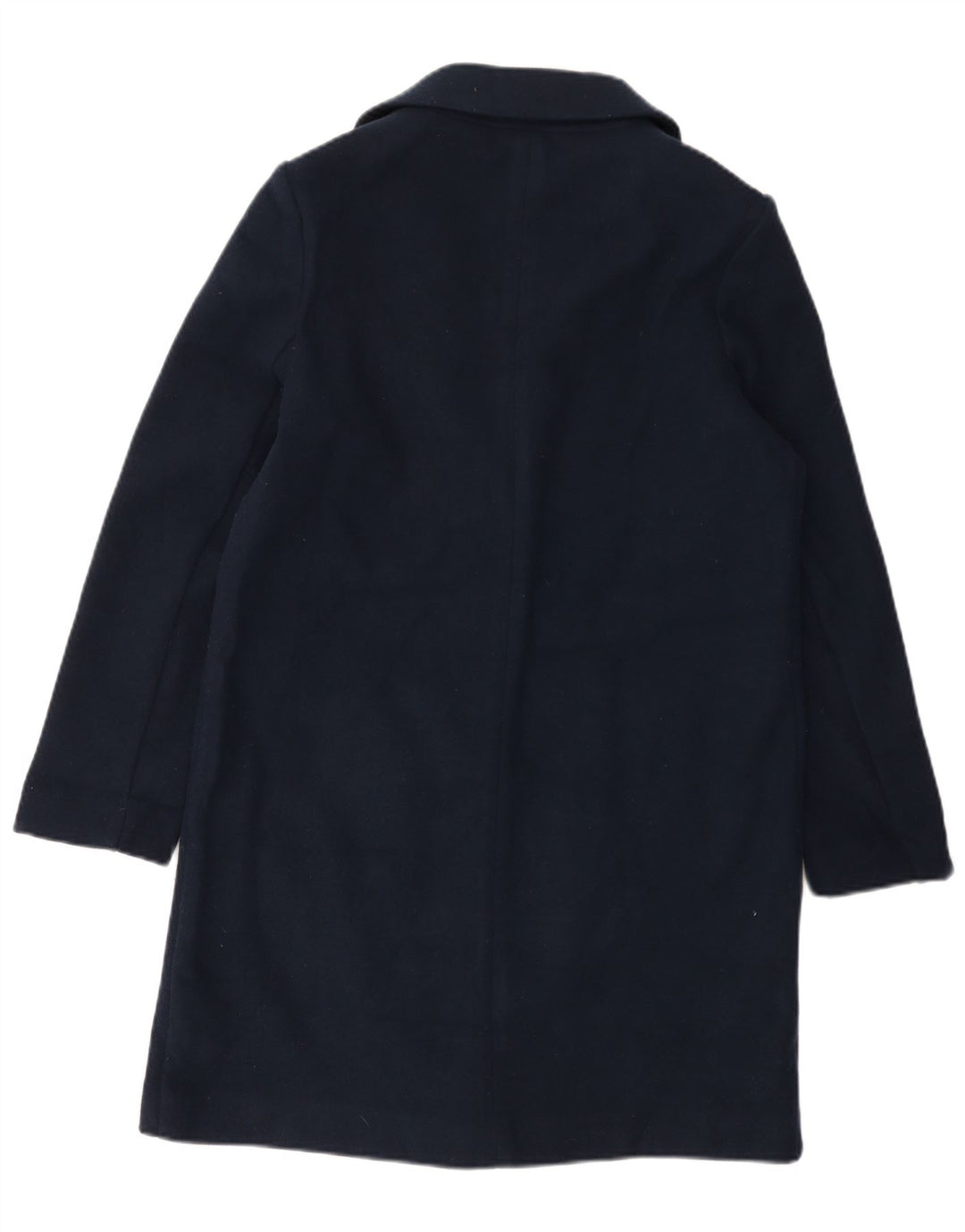 Cappotto da donna Marks & Spencer UK 12 medio blu navy in poliestere