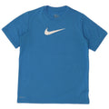 T-shirt grafica Nike Dri Fit da donna, taglia UK 14, grande, in poliestere blu