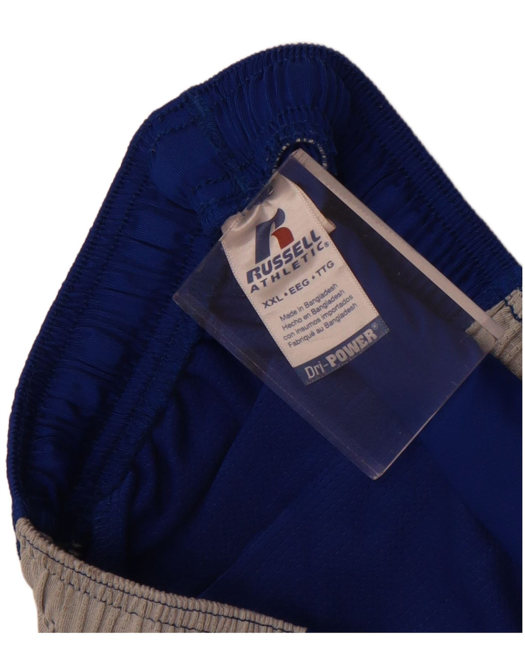 Pantaloncini sportivi da uomo Russell Athletic 2XL Poliestere color block blu