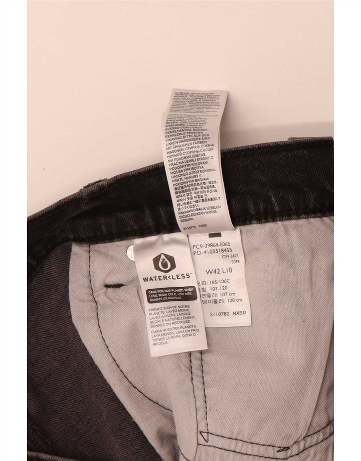 Pantaloncini di jeans Levi's 405 da uomo W42 2XL cotone grigio