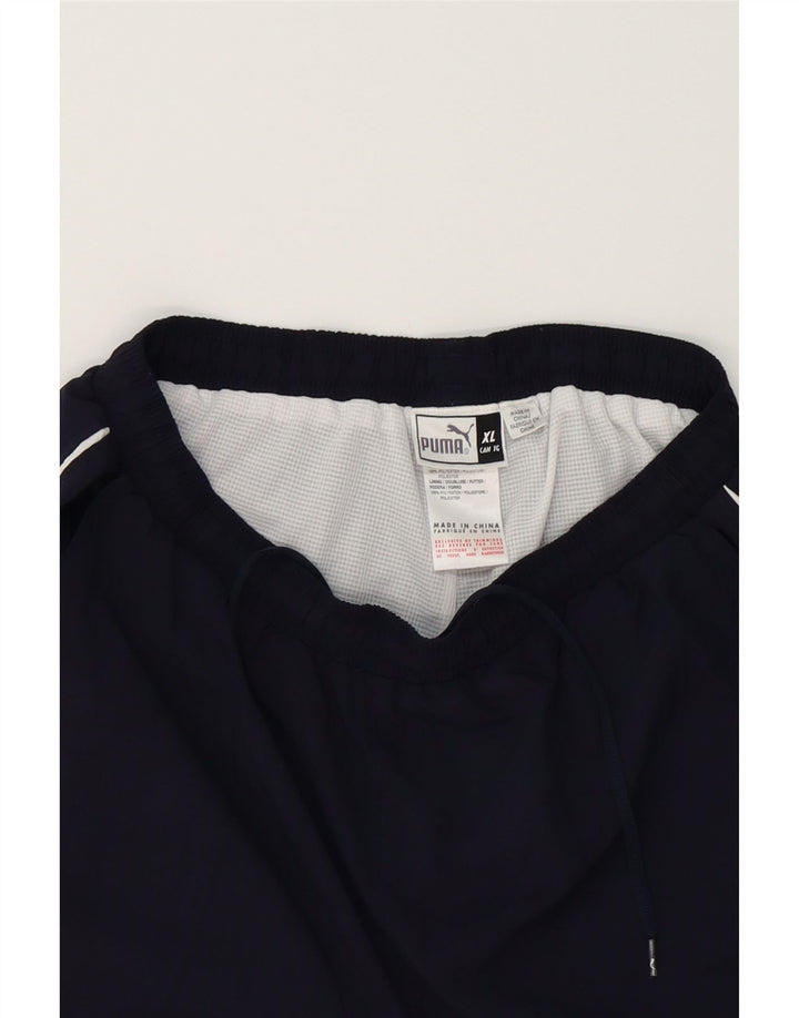 PUMA Mens Tracksuit Trousers XL  Navy Blue Polyester Vintage Puma and Second-Hand Puma from Messina Hembry 