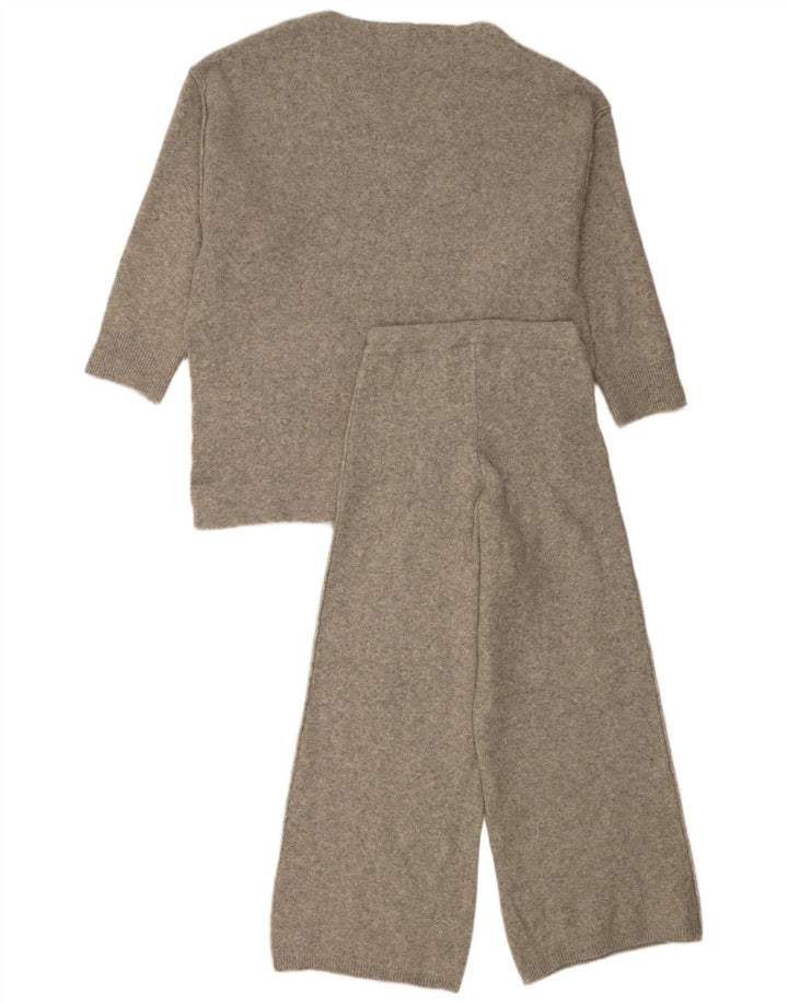 Set da 2 pezzi oversize in maglia Zara da donna UK 10 piccolo acrilico grigio