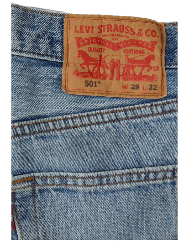 Levi's Uomo 501 Jeans dritti W28 L32 Cotone Blu