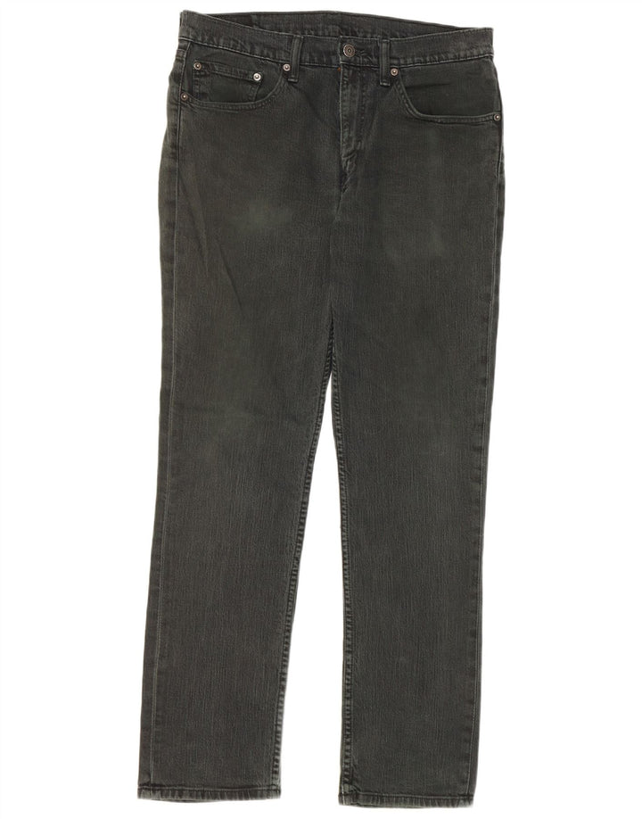 Jeans dritti da uomo Levi's W34 L32 cotone nero