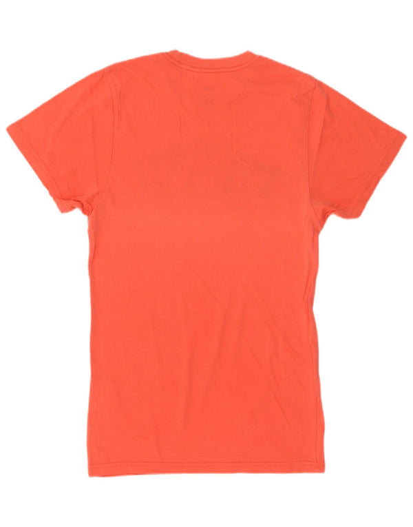 T-shirt grafica personalizzata da uomo Vans XS in cotone arancione