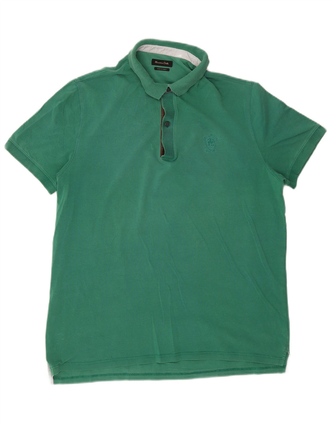 Polo Uomo Massimo Dutti XL Verde Cotone