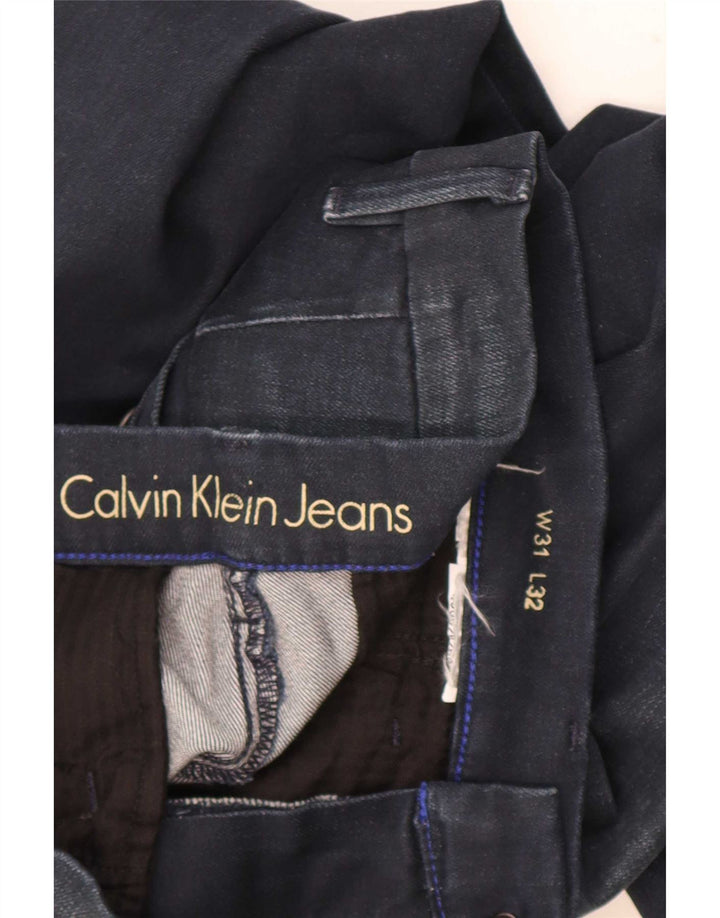 Jeans slim da uomo Calvin Klein W31 L32 Blu Navy