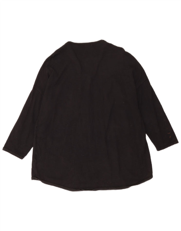 Marks & Spencer Maglione da donna con collo lungo e zip UK 10 Small Navy Bl