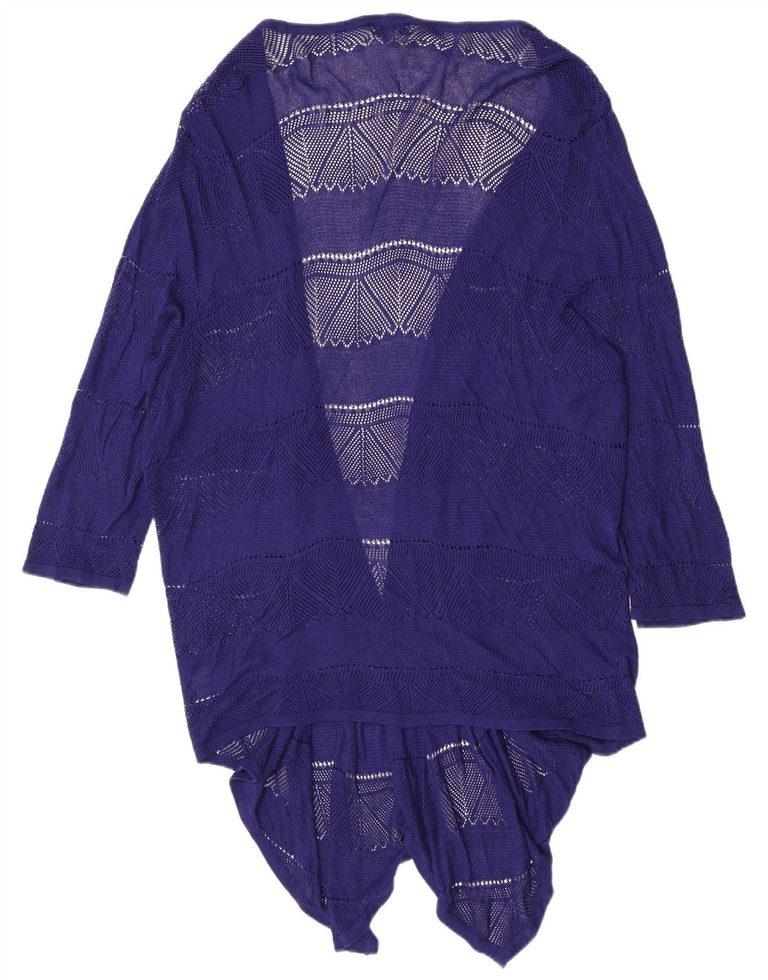 Top cardigan trasparente autografo da donna Marks & Spencer UK 18 XL blu
