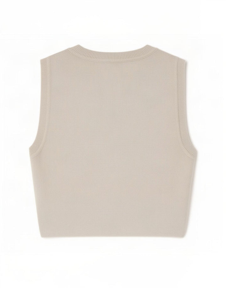 Canotta corta da donna Zara UK 8 piccola bianca