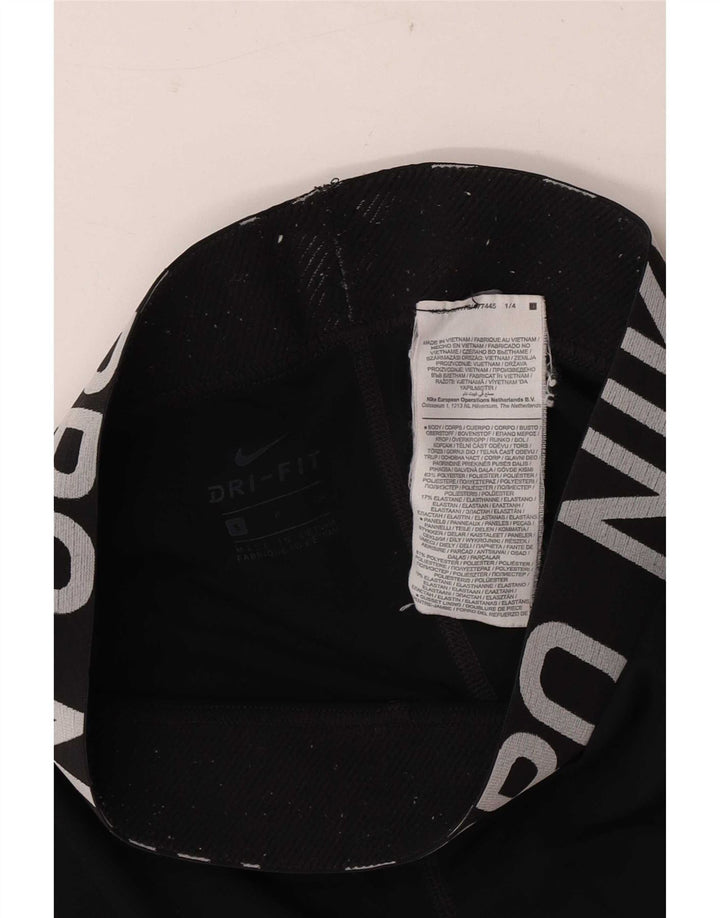Leggings Nike da donna piccoli in poliestere nero