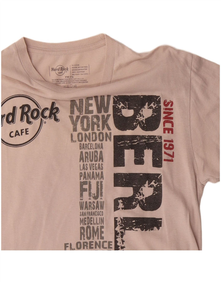T-shirt con grafica Hard Rock Cafe per ragazzi di Berlino, 15-16 anni, colore bianco medio
