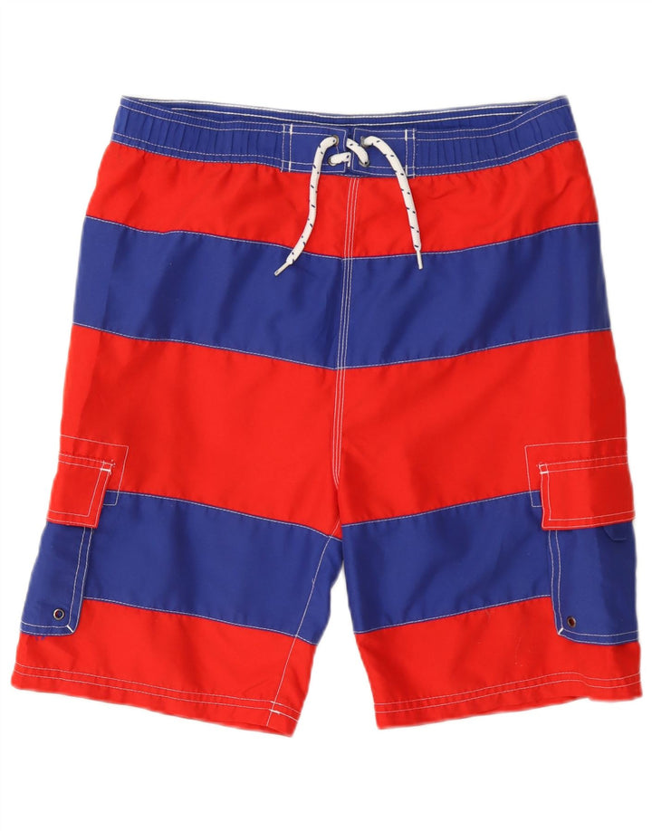 Pantaloncini da bagno per ragazzi John Lewis 11-12 anni a righe rosse