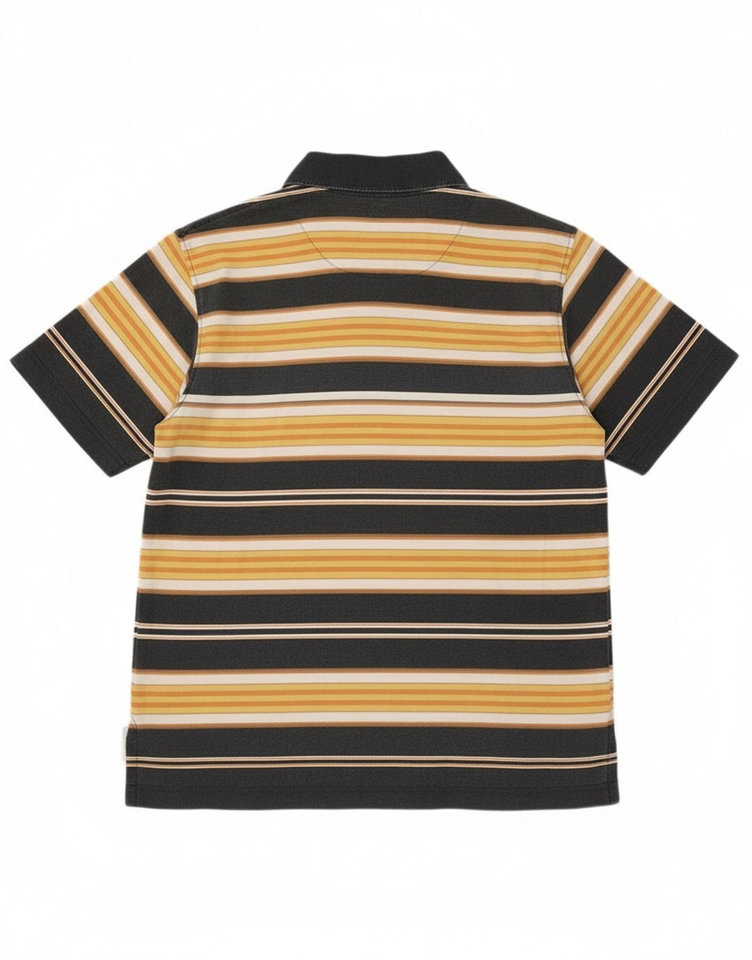 Polo da uomo Marlboro Classics piccola in cotone a righe gialle