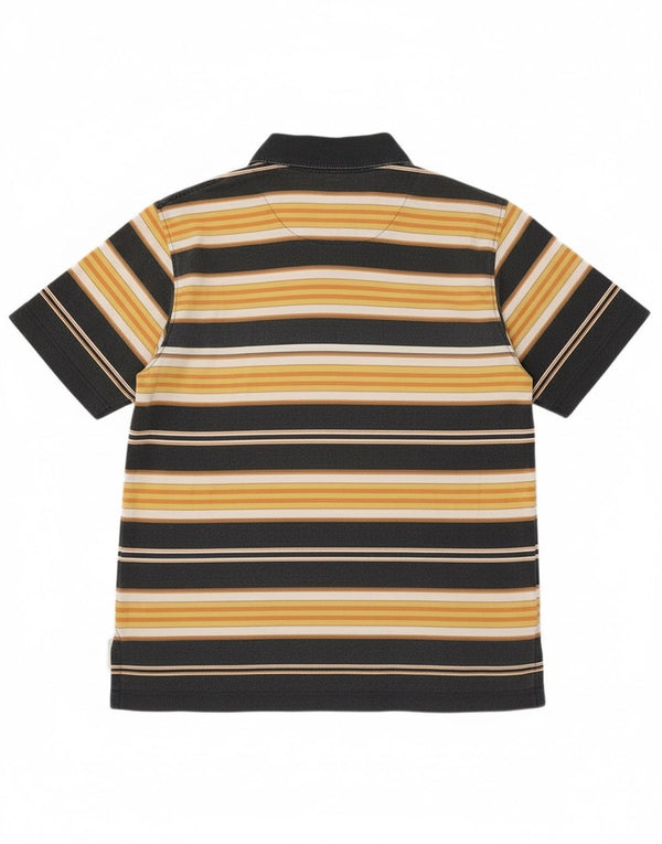 Polo da uomo Marlboro Classics piccola in cotone a righe gialle