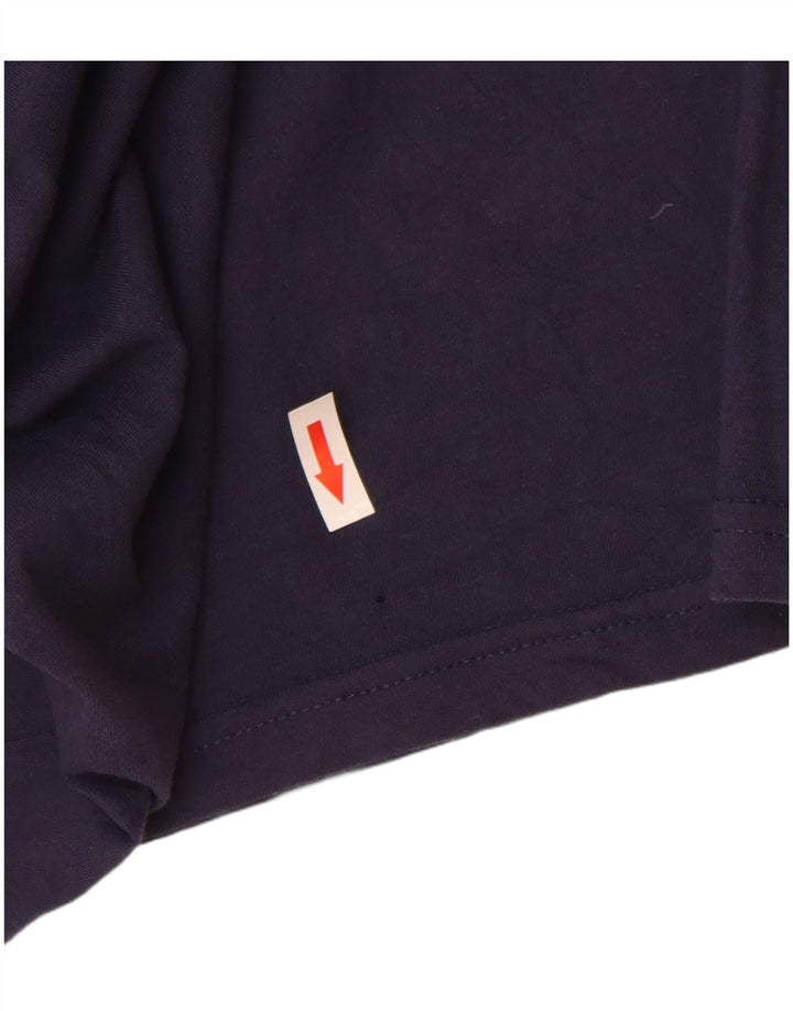 T-shirt grafica da uomo Champion Top medio blu navy