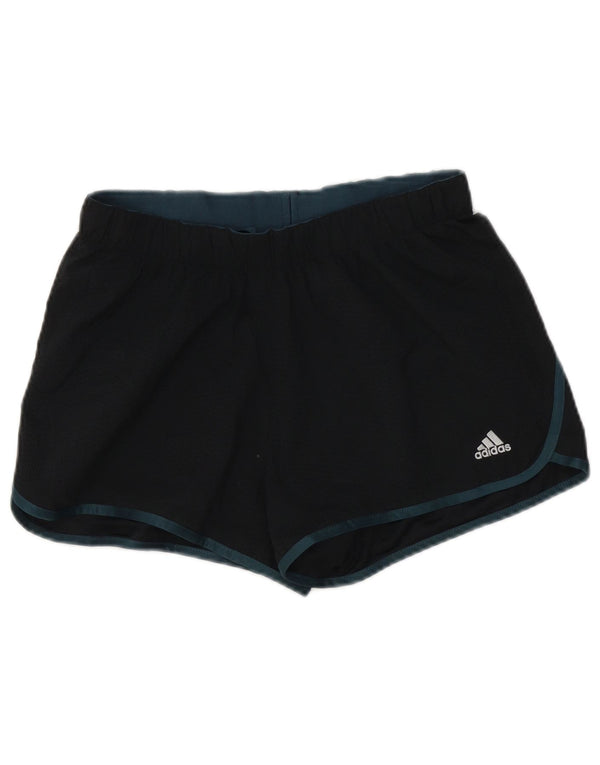 Pantaloncini sportivi Adidas da donna UK 10 piccoli poliestere nero