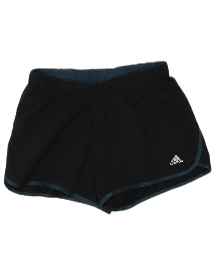 Pantaloncini sportivi Adidas da donna UK 10 piccoli poliestere nero