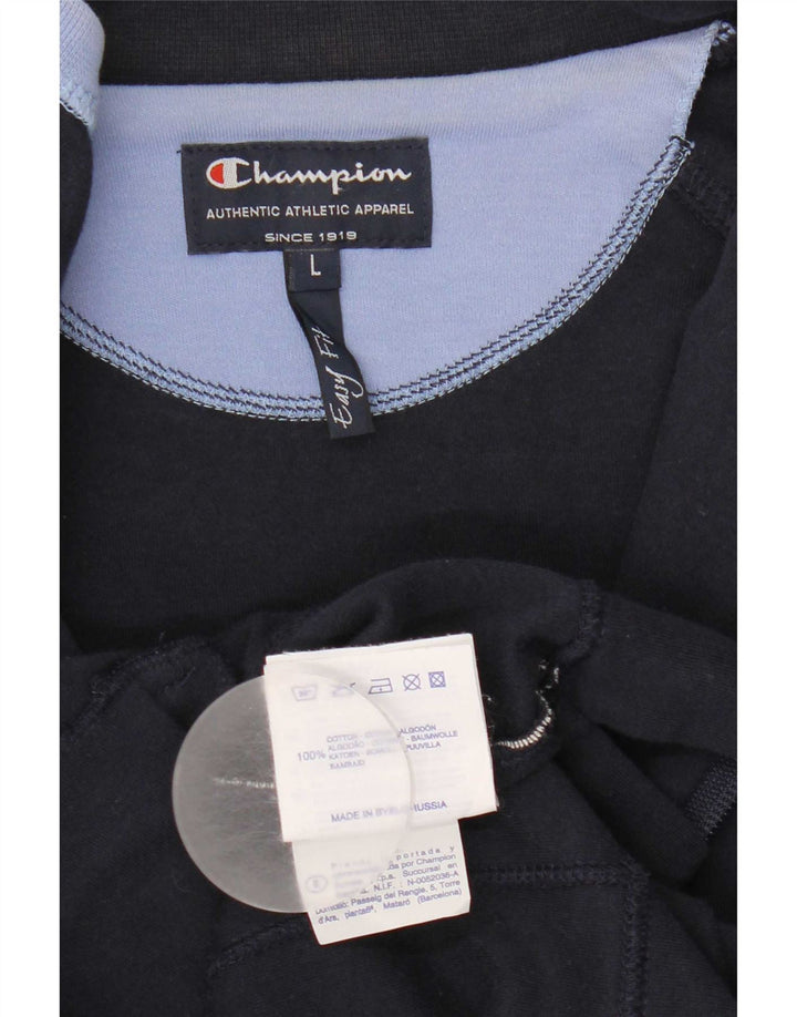 Giacca da tuta da donna Champion UK 14 Large Blu Navy Colourblock