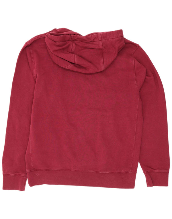 Felpa con cappuccio Nike da uomo con vestibilità grafica regolare, piccola, in cotone bordeaux, sportiva
