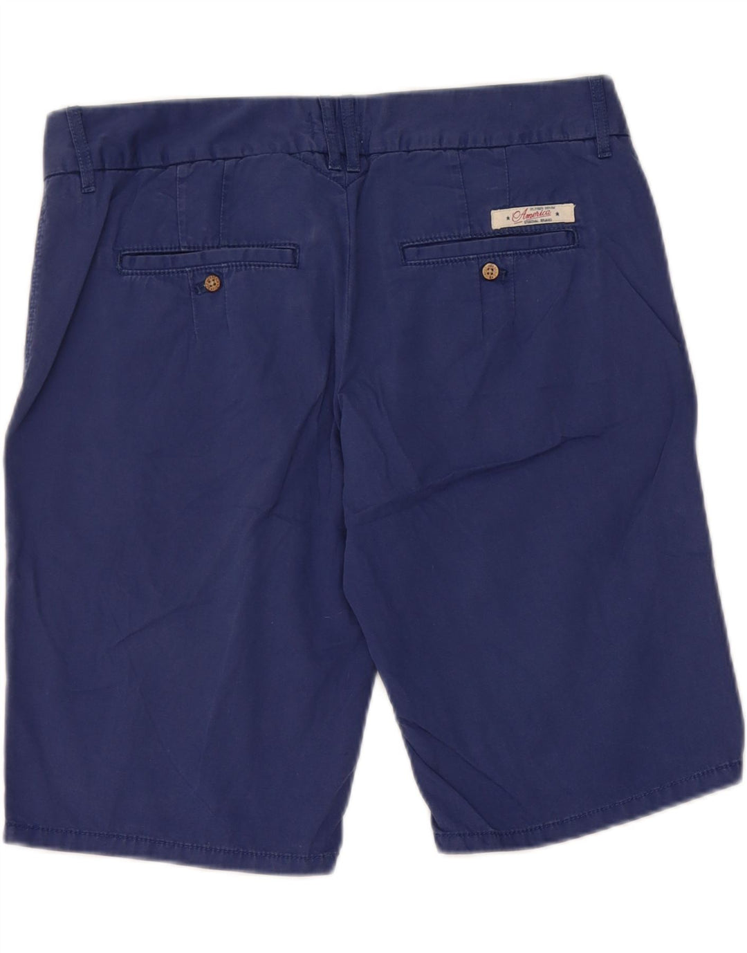 Pantaloncini chino da donna Tommy Hilfiger W28 cotone blu medio