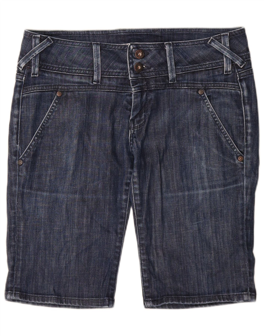 Pantaloncini di jeans da donna PEPE Jeans W31 cotone blu navy medio