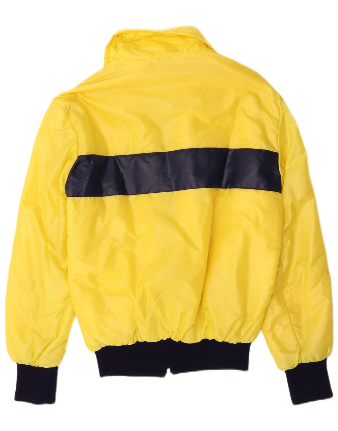 Giubbotto bomber vintage da uomo IT 48 Poliammide color block giallo medio