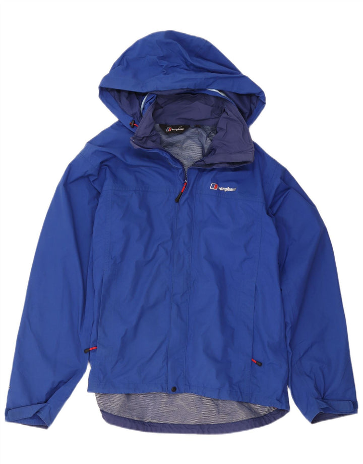 Giacca antipioggia da uomo con cappuccio Berghaus UK 40 Large Blu in poliammide