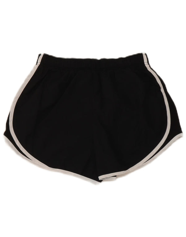 Pantaloncini sportivi Nike da donna Dri Fit piccoli in poliestere color block nero