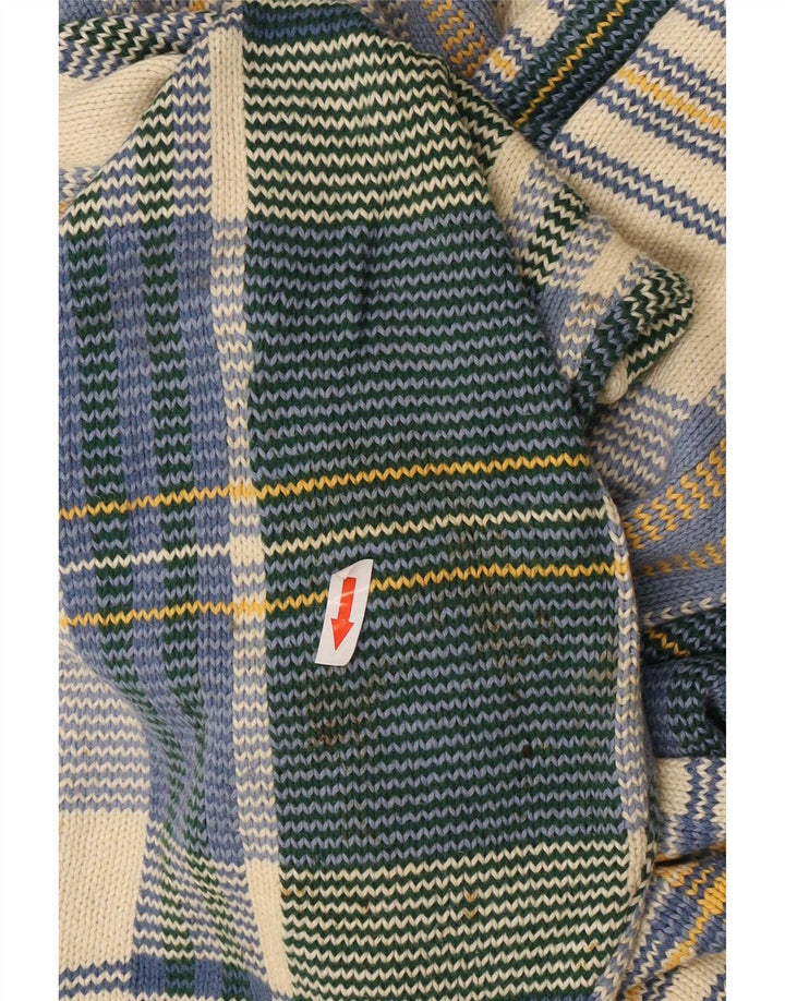 Maglione da uomo Nautica, vestibilità ampia, girocollo, a quadri grandi, multicolore