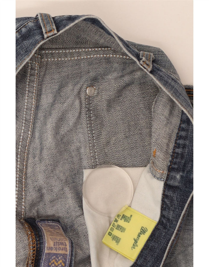 Jeans dritti da uomo Wrangler W36 L30 cotone blu