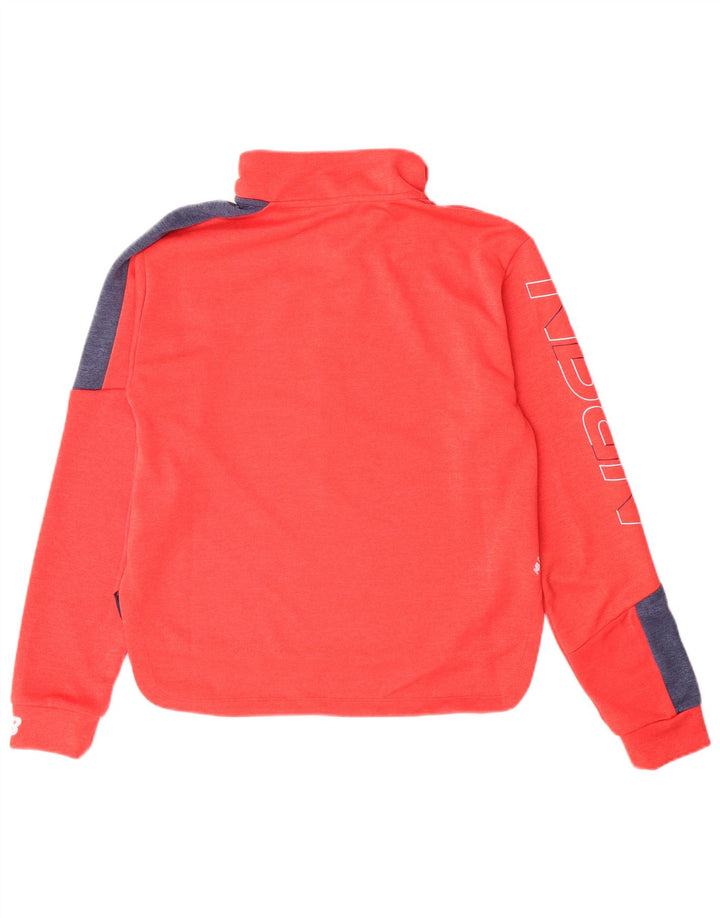 Maglia da ginnastica con grafica da donna NEW BALANCE UK 10 piccola arancione
