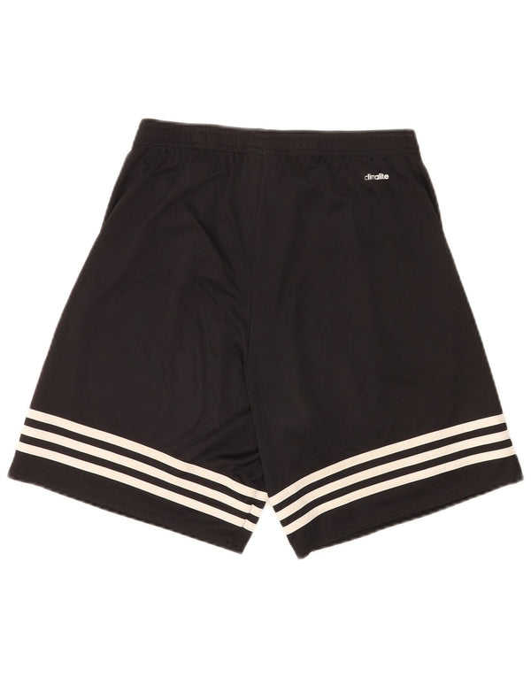 Pantaloncini sportivi Adidas Climalite da uomo piccoli in poliestere nero