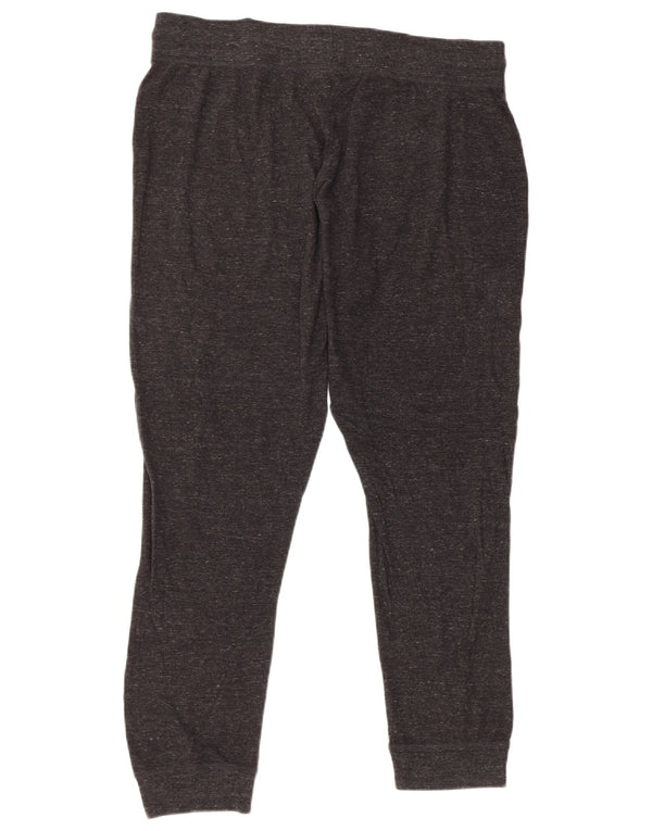 Pantaloni da tuta con grafica Nike da donna Joggers UK 16 Large Grey Flecked