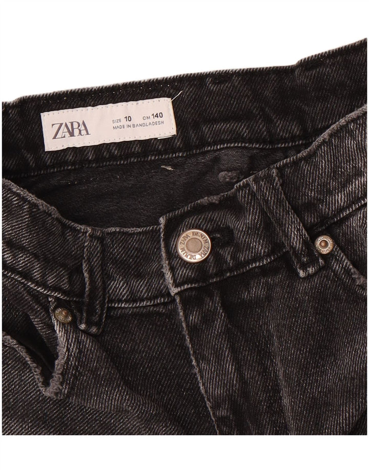 Pantaloncini di jeans per ragazze Zara 9-10 anni W26 Neri