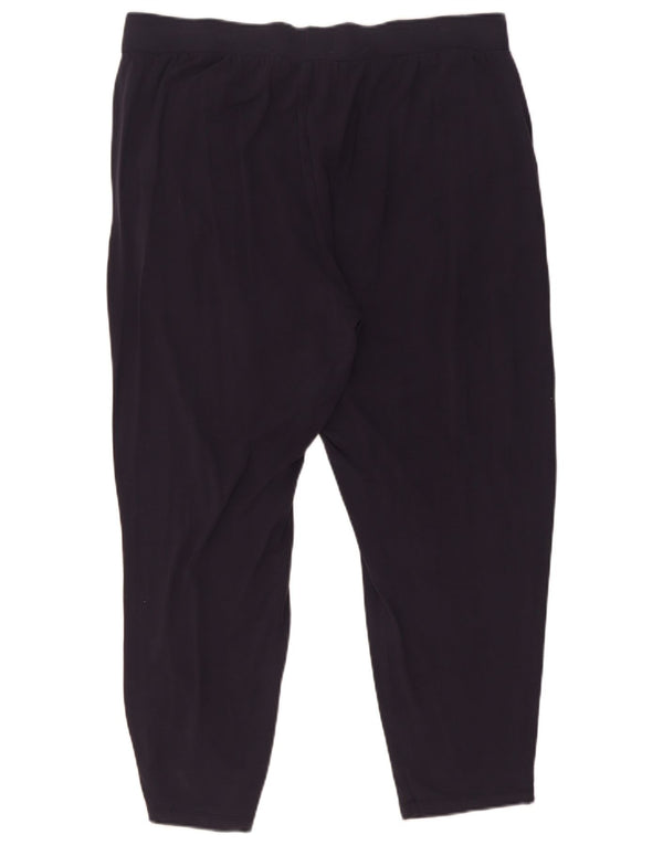 Pantaloni corti affusolati Marks & Spencer da donna UK 18 XL W34 L25 Blu navy
