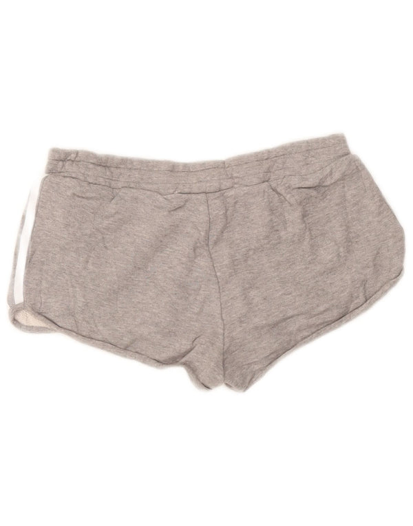 Pantaloncini sportivi Adidas da donna UK 10 piccoli in cotone grigio
