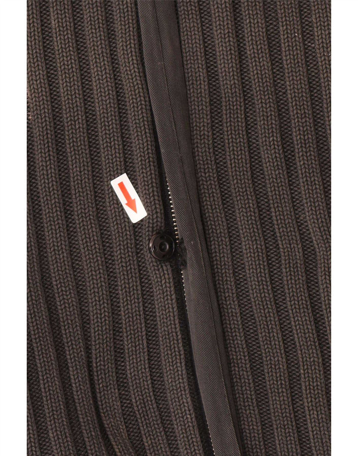 Maglione cardigan da uomo Marlboro Classics 2XL cotone grigio