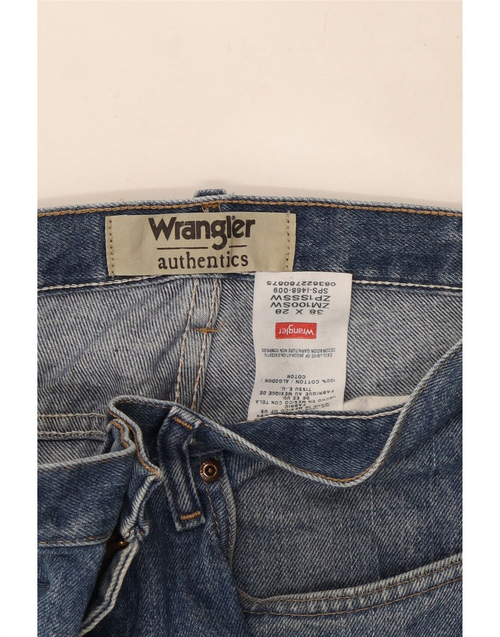 Jeans dritti da uomo Wrangler W38 L26 cotone blu