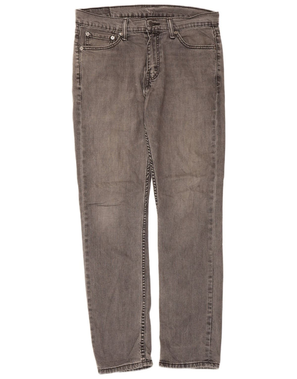 Jeans Levi's Uomo 511 Slim W33 L32 Cotone Grigio