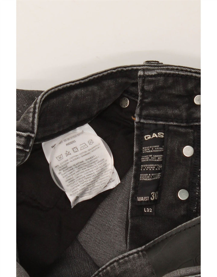 Jeans slim da uomo Gas Distressed Anders W30 L32 in cotone grigio