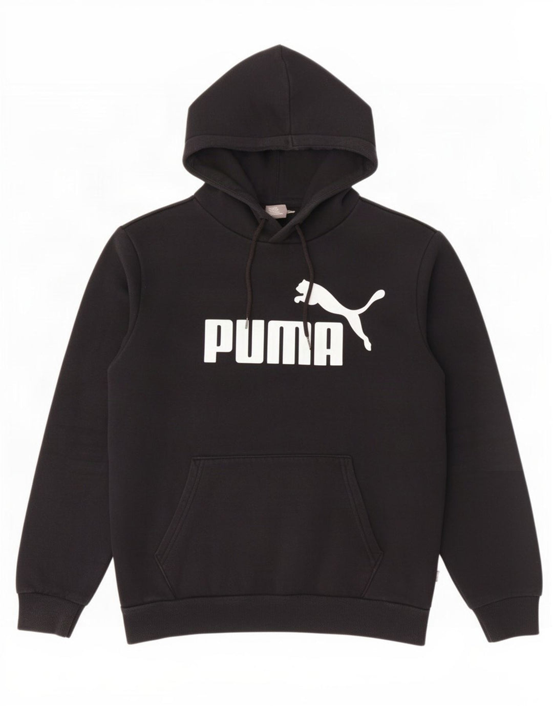 Felpa con cappuccio grafica da uomo Puma Small nera