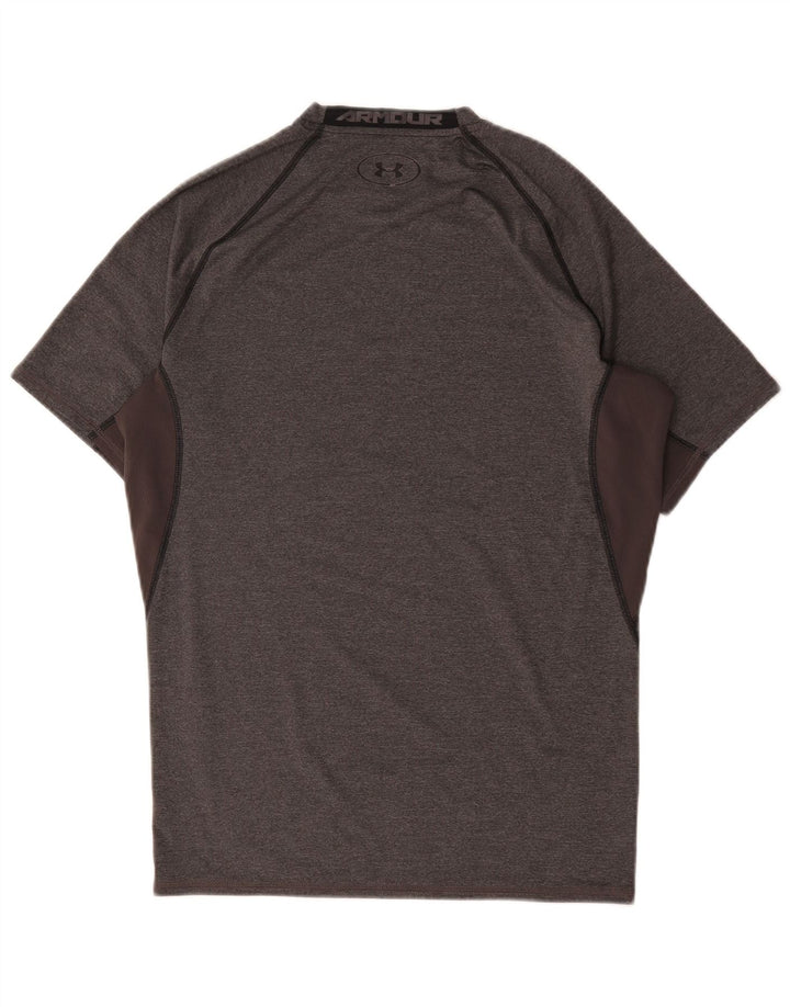 Maglietta da uomo Under Armour Top grigio medio color block