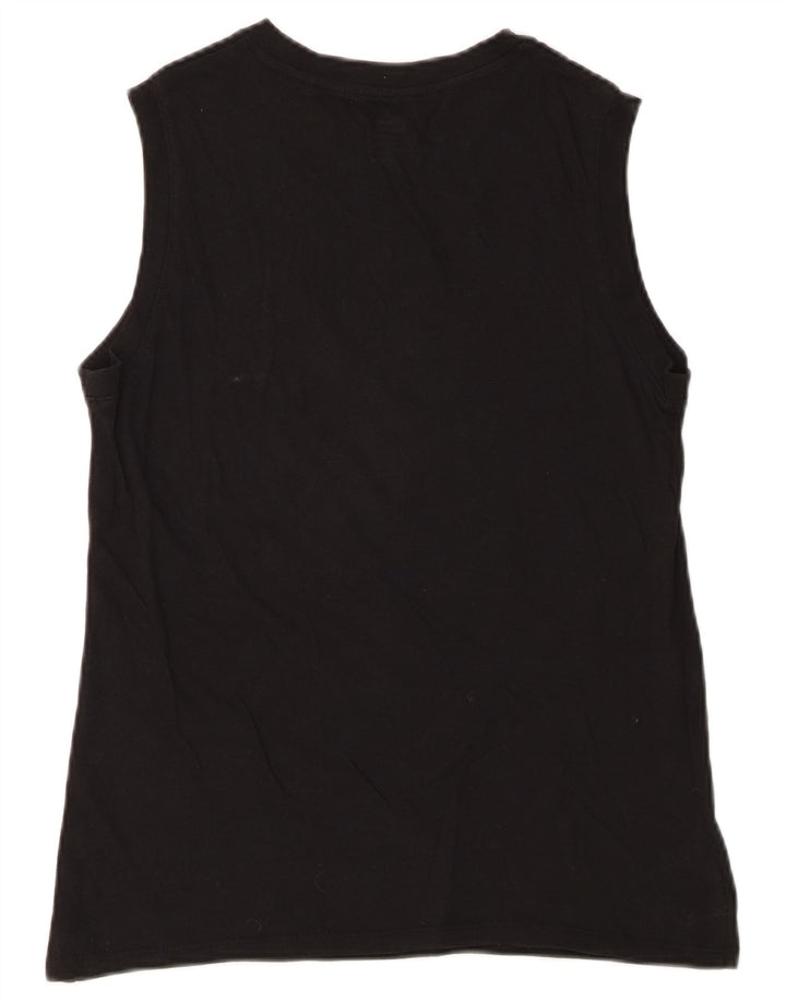 Gilet grafico da donna Levi's Top UK 10 piccolo cotone nero